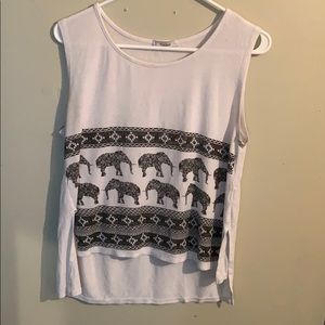 Teenbell High-Low Tank-Top